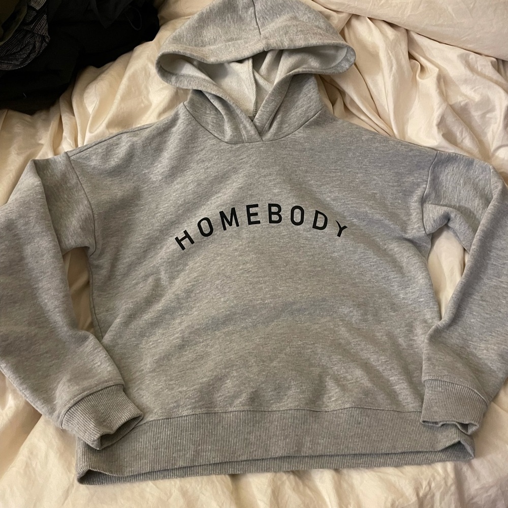 Grey Homebody hoody - size small, like new!